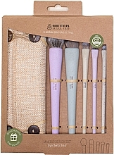Makeup Brush Set, 5pcs - Beter Natural Fiber Makeup Brush Set — photo N1