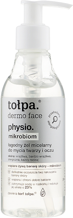 Soft Face and Eye Cleansing Micellar Gel - Tolpa Dermo Face Physio Mikrobiom Cleansing Gel — photo N15