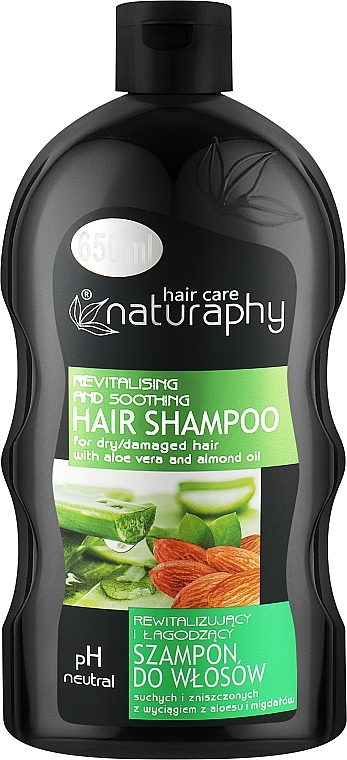 Aloe Vera & Almond Shampoo for Dry & Damaged Hair - Sera Cosmetics Naturaphy Hair Shampoo — photo N1