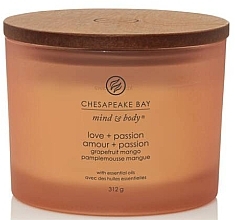 Scented Candle 'Love & Passion', 3 wicks - Chesapeake Bay Candle — photo N3