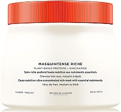 Fragrances, Perfumes, Cosmetics Mask for Extra-Dry Hair - Kerastase Nutritive Masquintense Riche Plant-Based Proteins + Niacinamide