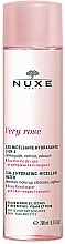 Fragrances, Perfumes, Cosmetics Moisturizing Micellar Water - Nuxe Very Rose 3 in 1 Hydrating Micellar Water