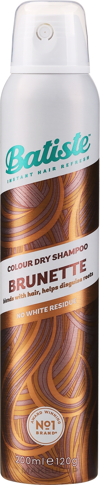 Dry Shampoo - Batiste Dry Shampoo Medium and Brunette a Hint of Colour — photo 200 ml