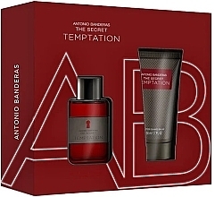 Fragrances, Perfumes, Cosmetics Antonio Banderas The Secret Temptation - Set (edt/50ml + ash/balm/75ml)