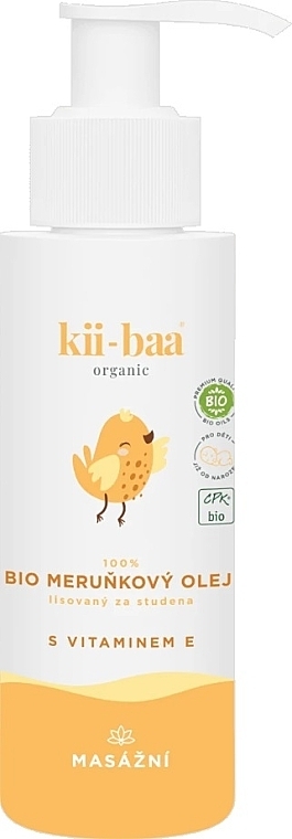 Kii-baa Baby Bio Apricot Oil - Kii-baa Baby Bio Apricot Oil — photo N1