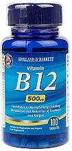 Fragrances, Perfumes, Cosmetics Food Supplement "Vitamin B12", 500 mg - Holland & Barrett Vitamin B12 500mg