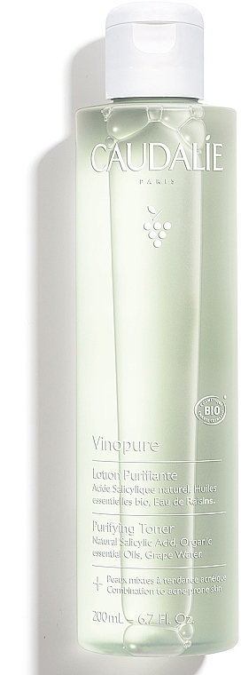 Face Tonic - Caudalie Vinopure Clear Skin Purifying Toner — photo N2