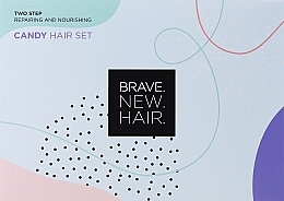Restorative & Nourishing Therapy Set - Brave New Hair Candy Hair Set (ampoules/6x10ml + h/mask/250ml + brush) — photo N1