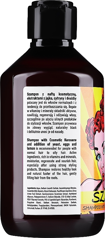 Kerosene, Lemon & Yeast Shampoo - New Anna Cosmetics Retro Hair Care Shampoo — photo N2