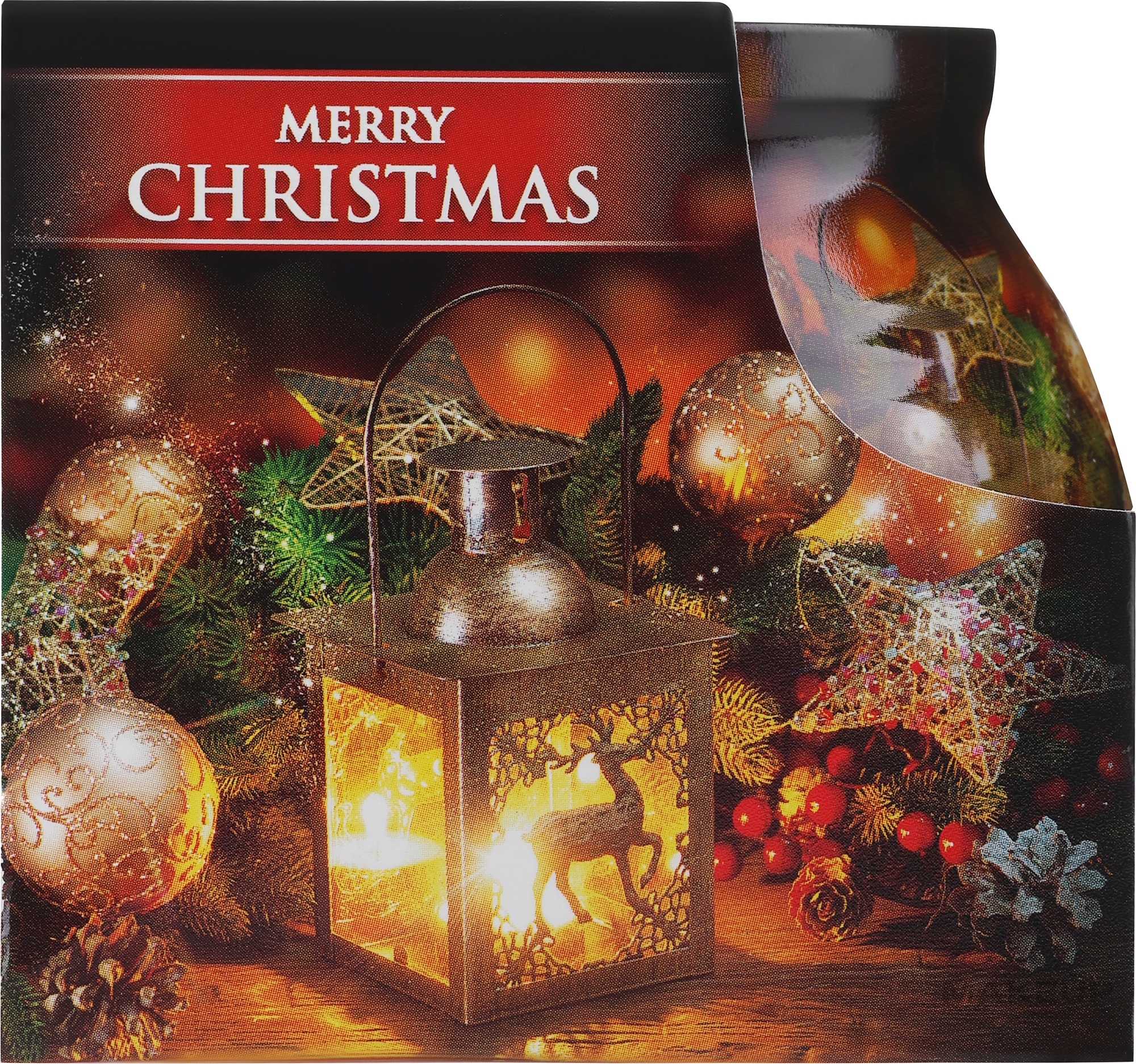 Candle i - Admit Candle In Glass Cover Christmas Lantern — photo 80 g