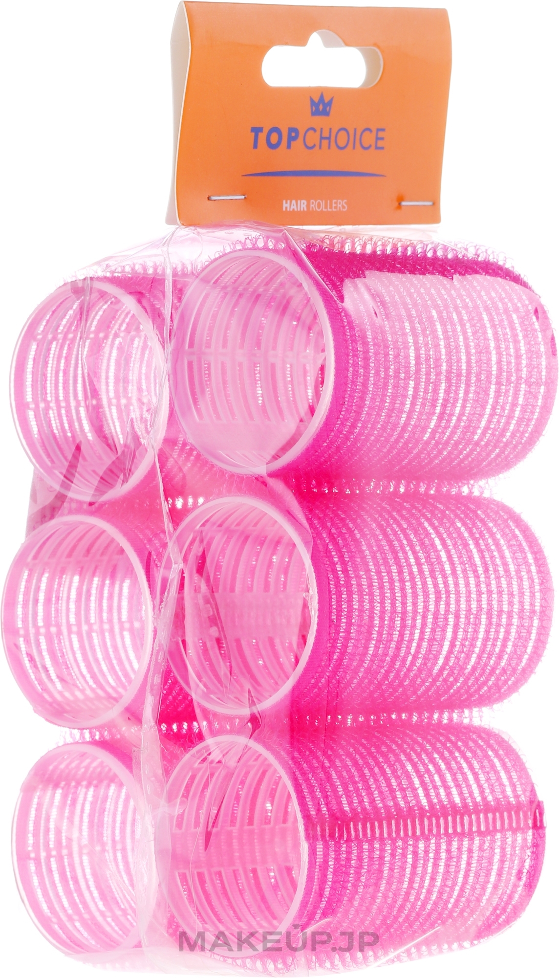 Velcro Curlers, diameter 38 mm, 6 pcs, 0386 - Top Choice — photo 6 ЊВ.