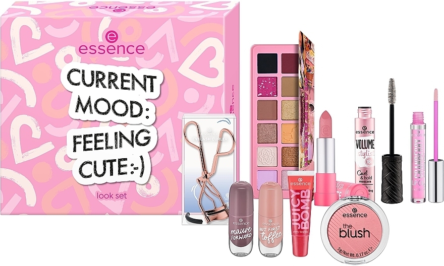 Makeup Set, 9 items - Essence Current Mood: Feeling Cute Look Set — photo N1