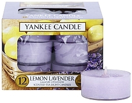 Tea Light Candles - Yankee Candle Scented Tea Light Candles Lemon Lavender — photo N1
