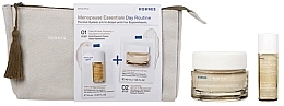 Fragrances, Perfumes, Cosmetics Set - Korres White Pine Menopause Essentials Day Routine Set (d/cr/40ml + ser/15ml+ bag)