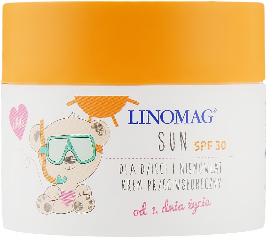 Sunscreen for Children - Linomag Sun Cream SPF 30 — photo N1