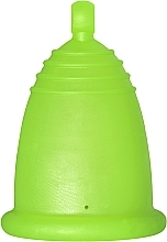 Fragrances, Perfumes, Cosmetics Menstrual Cup with Ball Handle, M-size, green - MeLuna Classic Menstrual Cup Ball