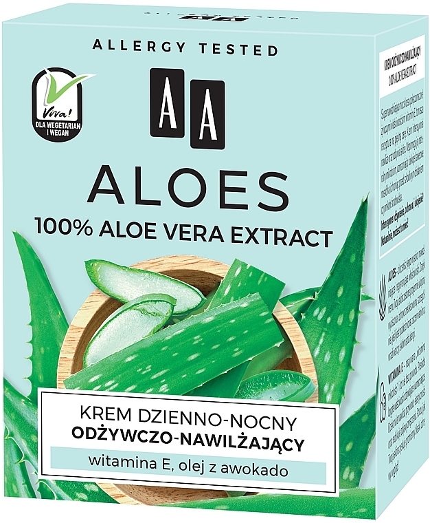 Nourishing & Mositurizing Face Cream - AA Aloe Vera Extract — photo N4
