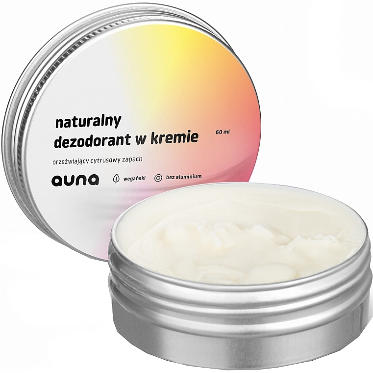 Natural Citrus Cream Deodorant - Auna — photo N2