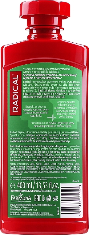 Strengthening Shampoo - Farmona Radical Strengthening Shampoo — photo N24