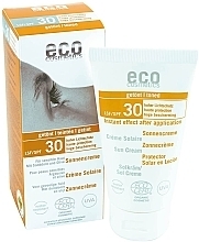 Waterproof Tanning Sun Cream SPF 30 - Eco Cosmetics Sonne SLF 30 Getoent — photo N2