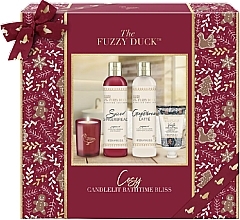 Fragrances, Perfumes, Cosmetics Set - Baylis & Harding The Fuzzy Duck Winter Wonderland Luxury Candlelit Gift Set (b/bubble/250 ml + sh/cr/250 ml + h/cr/30 ml + candle/60 g)