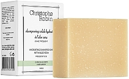 Fragrances, Perfumes, Cosmetics Aloe Vera Shampoo Bar - Christophe Robin Hydrating Shampoo Bar with Aloe Vera