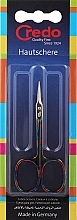 Fragrances, Perfumes, Cosmetics Sharp Manicure Scissors "Flowers", multicolor - Credo Solingen