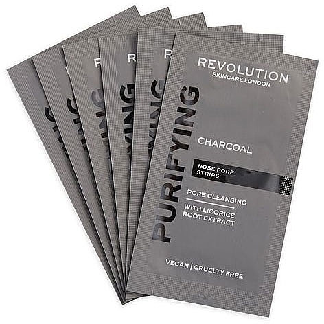 Face Cleansing Strips - Revolution Skincare Pore Cleansing Strips Charcoal — photo N1