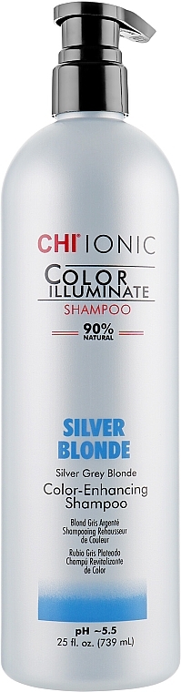 Color Shampoo - CHI Ionic Color Illuminate Shampoo Silver Blonde — photo N1