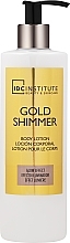 Body Lotion - IDC Institute Gold Shimmer Body Lotion — photo N1