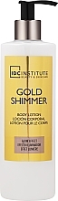 Fragrances, Perfumes, Cosmetics Body Lotion - IDC Institute Gold Shimmer Body Lotion