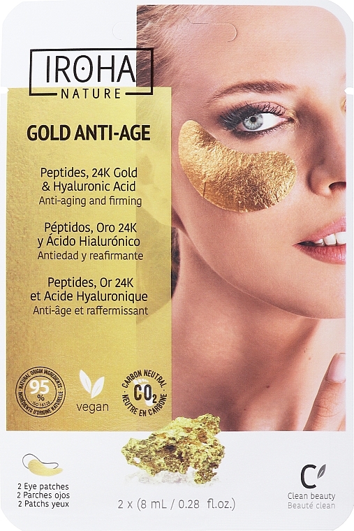 Eye Patches - Iroha Nature Gold Patches — photo N1