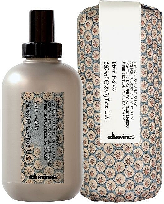 Sea Salt Spray for Full-Bodied Beachy Looks - Davines More Inside Sea Salt Spray — photo N1