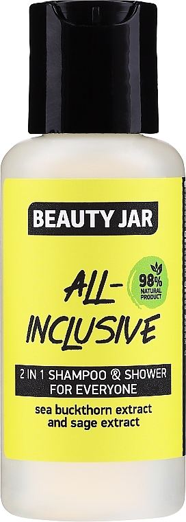 2-in-1 Shower Gel-Shampoo - Beauty Jar 2 in 1 Shampoo & Shower For Everyone All-Inclusive — photo N7