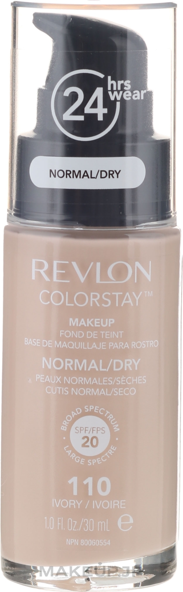 Foundation - Revlon ColorStay Foundation For Normal/Dry Skin SPF20 — photo 110 - Ivory
