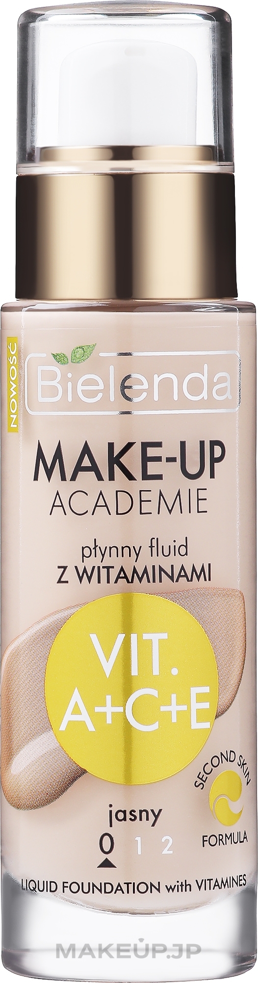 Liquid Foundation with Vitamins A+C+E - Bielenda Make-Up Academie Liquid Foundation With Vitamines — photo 0 - Light