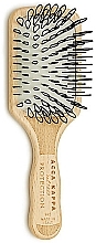 Beech Hair Brush - Acca Kappa Protection Beech Wood Brush Looped Nylon Travel-Size — photo N1
