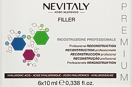 Fragrances, Perfumes, Cosmetics Reconstruction & Restoration Ampoule Hair Filler - Nevitaly Ialo3 Intensive Filler