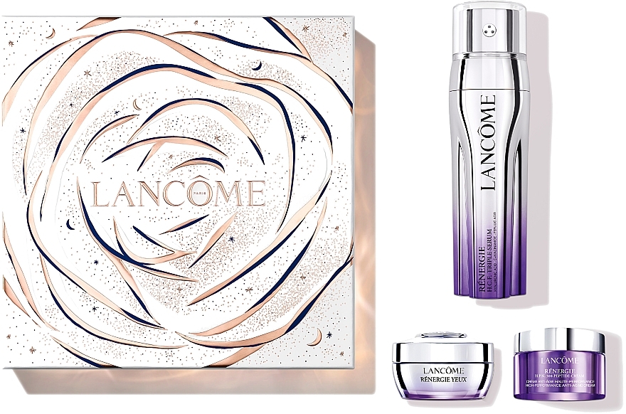 Face Care Set - Lancome Renergie (ser/50ml + cr/15 + eye/cr/15ml) — photo N1