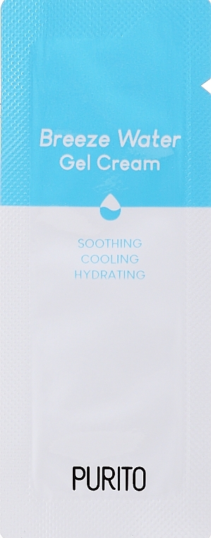 Soothing Face Gel Cream - Purito Breeze Water Gel Cream (sample) — photo N1