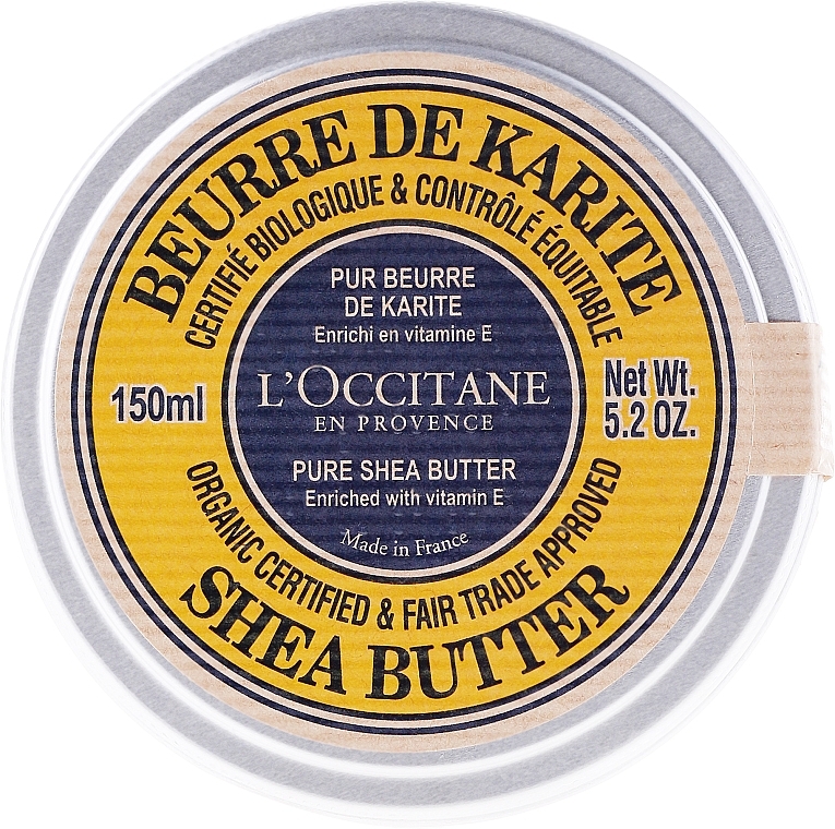 Body Cream - L'occitane Organic Pure Shea Butter — photo N1