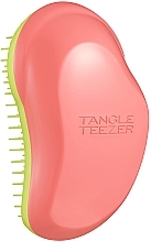 Hair brush - Tangle Teezer The Original Salmon Pink Hyper Yellow — photo N1