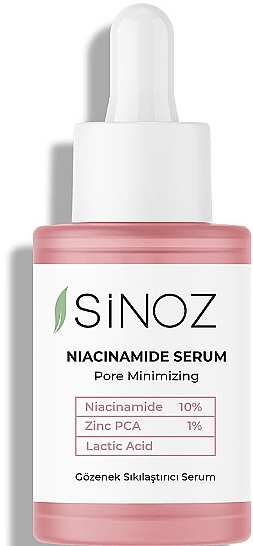 Niacinamide Pore Tightening Serum - Sinoz Niacinamide Serum Pore Minimizing — photo N1