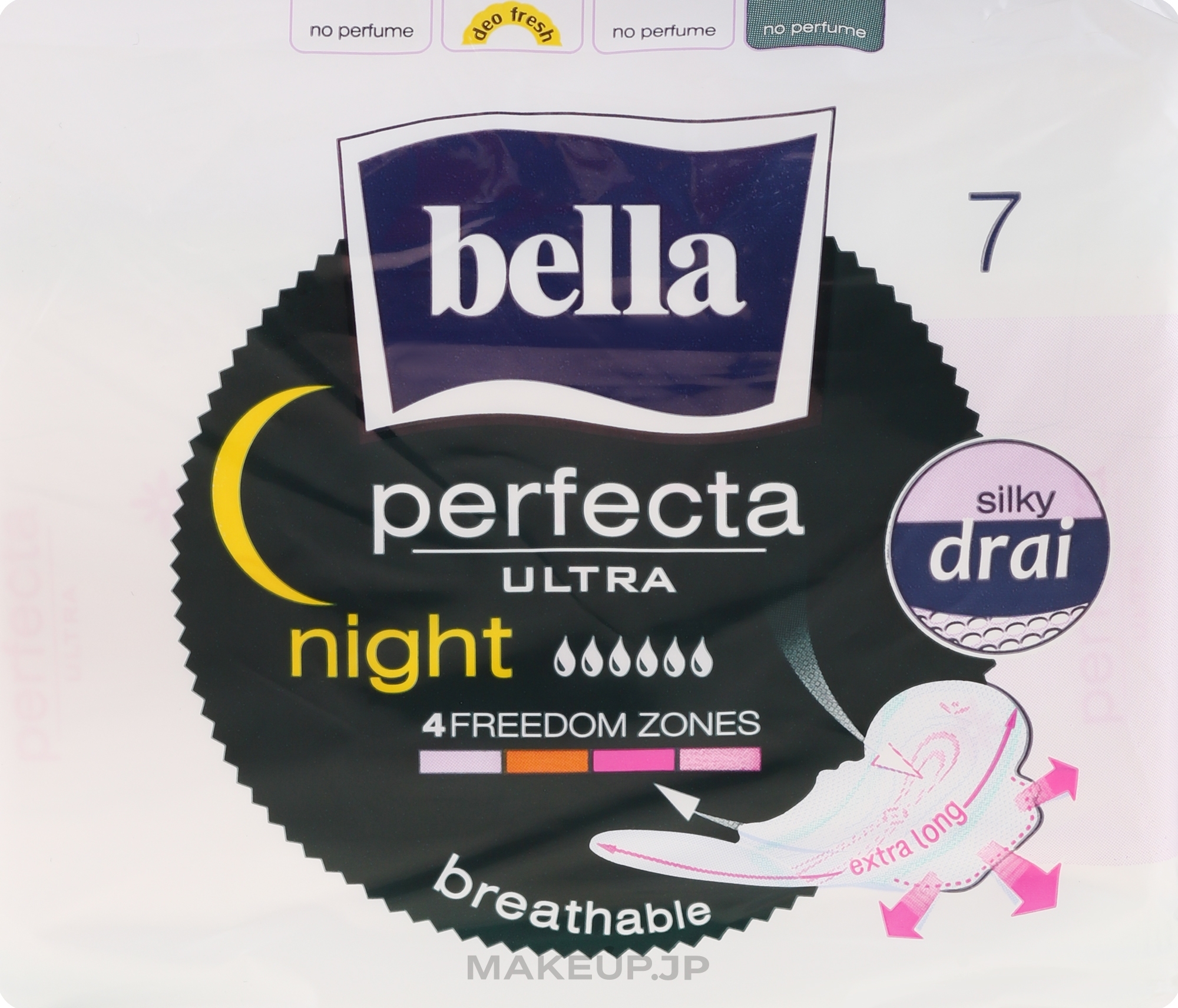 Perfecta Night & Drain Ultra Pads, 7 pcs - Bella — photo 7 szt.