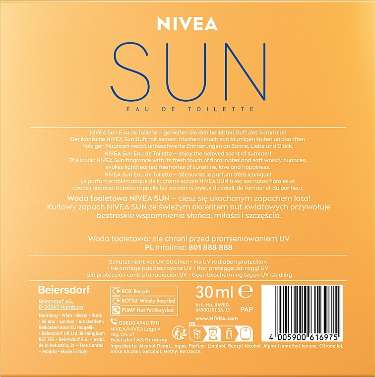 Nivea Sun Eau de Toilette - Eau de Toilette — photo N3