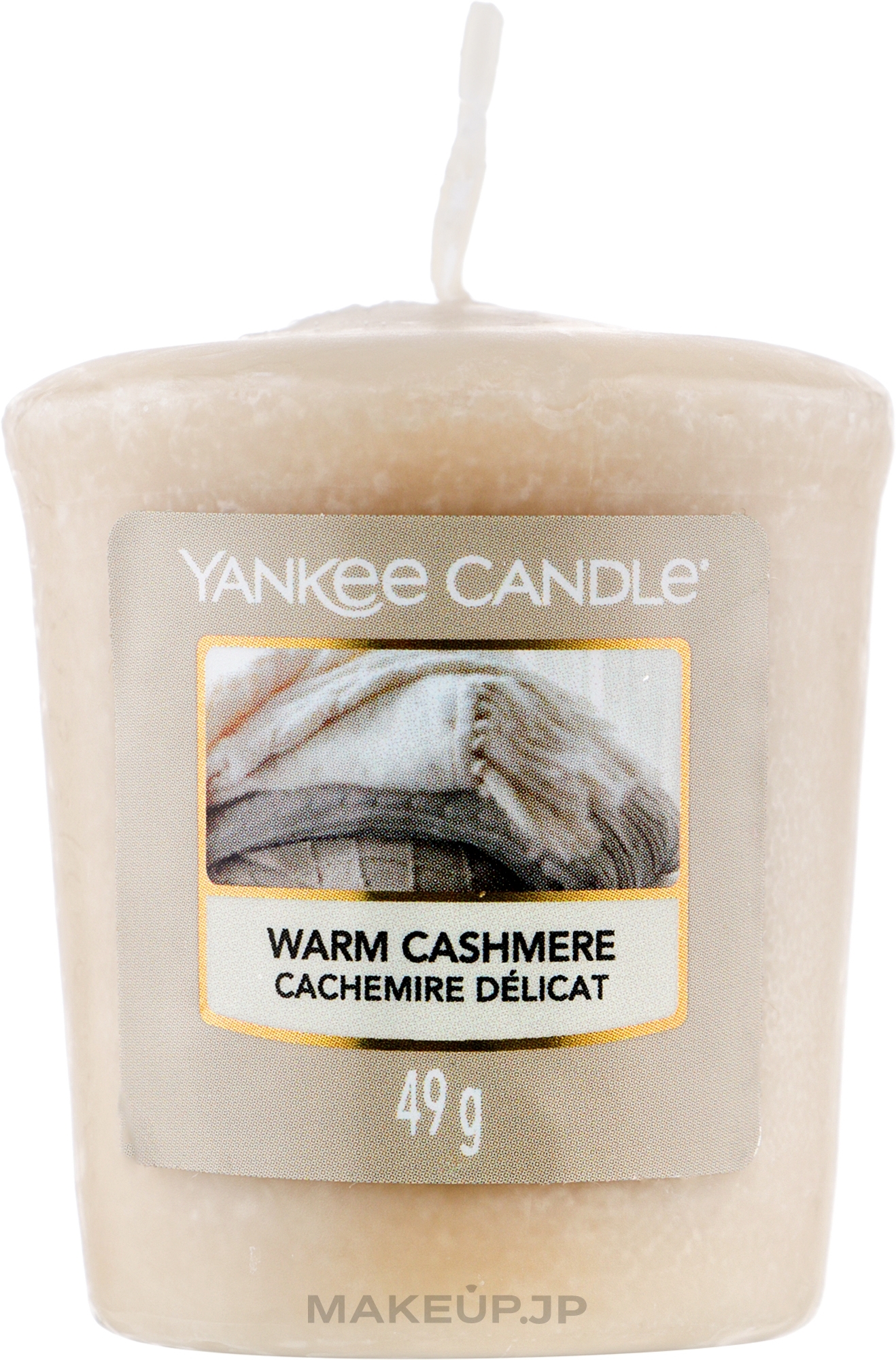 Scented Candle - Yankee Candle Warm Cashmere — photo 49 g