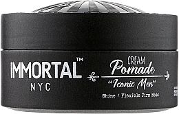 Fragrances, Perfumes, Cosmetics Iconic Men Hair Wax - Immortal NYC Pomade Cream "Iconic Men"