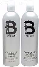 Fragrances, Perfumes, Cosmetics Set - Tigi B For Men Charge Up Thickening (shm/750ml + cond/750ml)