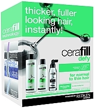 Fragrances, Perfumes, Cosmetics Set - Redken Cerafill Defy Kit (shm/290ml + cond/245ml + Dense Fx/125ml)