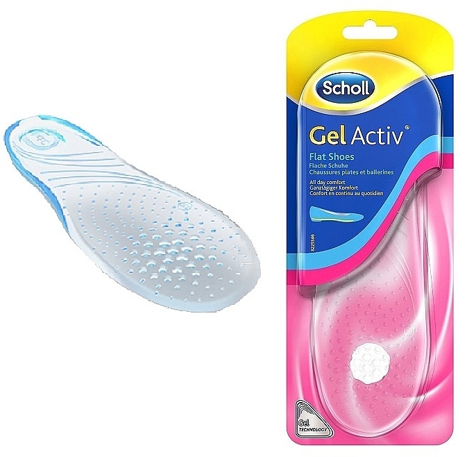 Flat Shoes Gel Insoles - Scholl Gel Activ Flat Shoes — photo N19